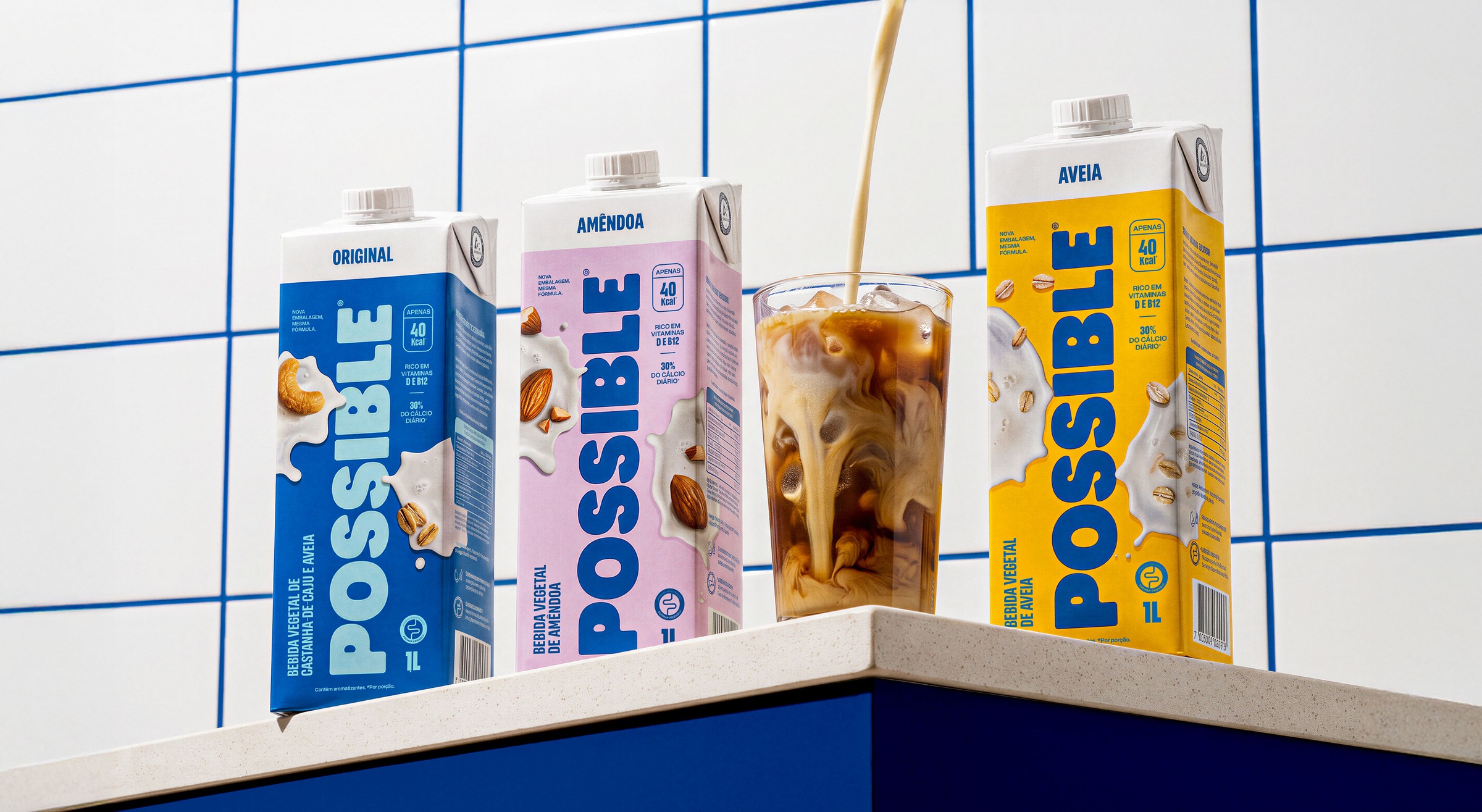 Les variantes Possible gardent un nom bleu et une couleur propre à chaque recette.