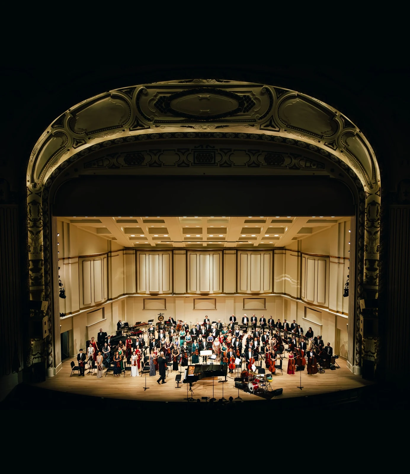 Application de l’identité du St. Louis Symphony Orchestra publiée par Pentagram.